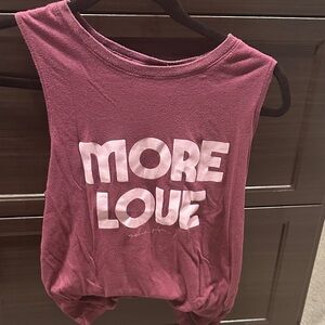 Spiritual Gangster Maroon Tank with Inspirational Print